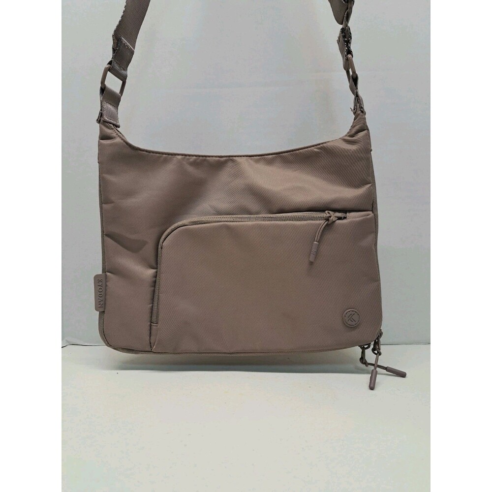 Kyodan Dusty Rose Nylon Crossbody Purse Expandable